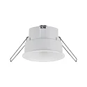 Paulmann recessed luminaire CYMBAL COIN LED rigid IP20, white matt dimmable