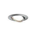 Paulmann recessed luminaire BASE swivelling, set of 3, switchable GU10 IP20, brushed iron  15W 350lm 3000K 100° 100° CRI >80