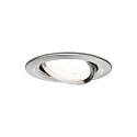 Paulmann Inbouwarmatuur NOVA LED rond, draaibaar, set van 3 GU10 IP23, ijzer geborsteld  19,5W 460lm 2700K 38° 38° CRI >80