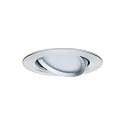 Paulmann Inbouwarmatuur NOVA LED rond, draaibaar, set van 3 GU10 IP23, aluminium  19,5W 460lm 2700K 38° 38° CRI >80