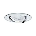 Paulmann Inbouwarmatuur NOVA LED rond, draaibaar, set van 3 GU10 IP23, chroom  19,5W 460lm 2700K 38° 38° CRI >80