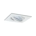 Paulmann Inbouwarmatuur NOVA LED hoekig, draaibaar, set van 3 GU10 IP23, wit mat  19,5W 460lm 2700K 38° 38° CRI >80