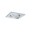 Paulmann Inbouwarmatuur NOVA LED hoekig, draaibaar, set van 3 GU10 IP23, aluminium  19,5W 460lm 2700K 38° 38° CRI >80