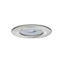 Paulmann Inbouwarmatuur NOVA LED rond, stijf, set van 3 GU10 IP44, ijzer geborsteld  19,5W 460lm 2700K 38° 38° CRI >80