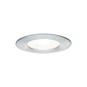 Paulmann recessed luminaire NOVA LED round, rigid, set of 3 GU10 IP44, aluminium  460lm 2700K 38° 38° CRI >80