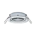 Paulmann Inbouwarmatuur NOVA COIN LED rond, draaibaar, set van 3 IP23, chroom  19,5W 460lm 2700K 100° 100° CRI >80