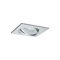 Paulmann Inbouwarmatuur NOVA COIN LED hoekig, draaibaar, set van 3 IP23, aluminium  19,5W 460lm 2700K 100° 100° CRI >80