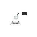 Paulmann Inbouwarmatuur NOVA COIN LED rond, stijf IP44, ijzer geborsteld  460lm 2700K 100° 100° CRI >80