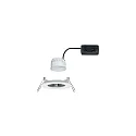 Paulmann Inbouwarmatuur NOVA COIN LED rond, stijf IP44, wit mat  460lm 2700K 100° 100° CRI >80