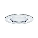 Paulmann Inbouwarmatuur NOVA COIN LED rond, stijf, set van 3 IP44, chroom  460lm 2700K 100° 100° CRI >80