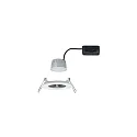 Paulmann Inbouwarmatuur NOVA COIN LED rond, stijf Coin IP44, wit mat dimbaar 460lm 2700K 100° 100° CRI >80