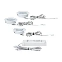 Meubelarmatuur MICRO LINE stijf, set van 3, wit 