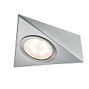 Paulmann Onderbouwarmatuur PIR LED hoekig, set van 3, ijzer geborsteld  3x170lm 2700K 100° 100°