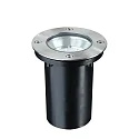 Paulmann LED Floor recessed luminaire SPECIAL LINE set, round, 1,2W, 2700K, 230V, 110mm, stainless steel