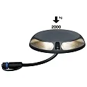 Paulmann Paulmann Plug&Shine Floor lamp IP67 24V 3000K anthracite double, passable, 2x 3W, 2x 350lm, 180° beam angle