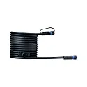 kabel PLUG&SHINE 3-voudig, waterdicht, zwart