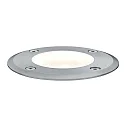 Paulmann Vloerinbouwarmatuur 10.8CM rond, stijf, begaanbaar GU10 IP67, rvs 