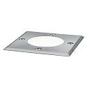 Paulmann Vloerinbouwarmatuur 10.8CM hoekig, stijf, begaanbaar GU10 IP67, rvs 