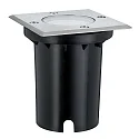 Paulmann Vloerinbouwarmatuur 10.8CM hoekig, stijf, begaanbaar GU10 IP67, rvs 