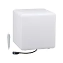 Paulmann Buitenlamp PLUG&SHINE CUBE groot IP67, wit dimbaar