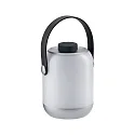 Paulmann Tafelarmatuur CLUTCH met USB-oplaadfunctie IP44, grijs dimbaar