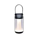 Paulmann Tafellamp op batterijen CAPULINO LED met batterij IP44, antraciet, transparant dimbaar