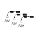 Paulmann Inbouwarmatuur NOVA MINI LED draaibaar, set van 3 IP23, aluminium  310lm 2700K 38° 38° CRI >80
