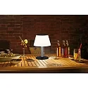 Paulmann Solar tafellamp LILLESOL met batterij, met trekschakelaarketting IP44, rvs dimbaar