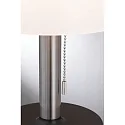 Paulmann Solar tafellamp LILLESOL met batterij, met trekschakelaarketting IP44, rvs dimbaar