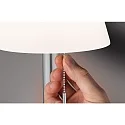 Paulmann Solar tafellamp LILLESOL met batterij, met trekschakelaarketting IP44, rvs dimbaar