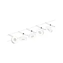 Touwsysteem LED WIRE SYSTEMS CORDUO CIRCLE rond, set van 5, schakelbaar IP20, chroom, wit mat 