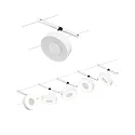 Paulmann Touwsysteem LED WIRE SYSTEMS CORDUO CIRCLE rond, set van 5, schakelbaar IP20, chroom, wit mat 