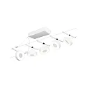 Paulmann Touwsysteem LED WIRE SYSTEMS CORDUO CIRCLE rond, set van 5, schakelbaar IP20, chroom, wit mat 