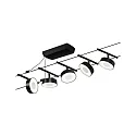 Paulmann Touwsysteem LED WIRE SYSTEMS CORDUO CIRCLE rond, set van 5, schakelbaar IP20, chroom, zwart mat 