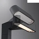 Paulmann Lichtpaal PLUG&SHINE ITO horizontaal IP65, antraciet dimbaar