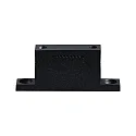Paulmann strap holder ULine - STRAP HOLDER / STRAIGHT FIXTURE isolated, mechanical, set of 2, straight, black matt