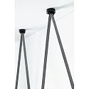 Paulmann gordelhouder ULine - STRAP HOLDER rond, geïsoleerd, mechanisch, universeel, zwart mat