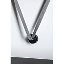 Paulmann gordelhouder ULine - STRAP HOLDER rond, geïsoleerd, mechanisch, universeel, zwart mat