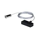Paulmann pendant suspension ULine - 200CM PENDULUM HOLDER isolated, mechanical, suitable for shortening, black matt, silver