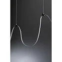 Paulmann pendant suspension ULine - 200CM PENDULUM HOLDER isolated, mechanical, suitable for shortening, black matt, silver