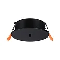 Paulmann Afdekking ULine DRILL HOLE BLEND rond, mechanisch, ingebouwde versie, zwart mat