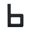 Paulmann illuminated house number IP44, black 