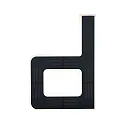 Paulmann illuminated house number IP44, black 