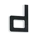 Paulmann illuminated house number IP44, black 