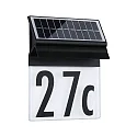 Paulmann illuminated house number IP44, black