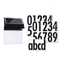 Paulmann illuminated house number IP44, black