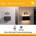 Paulmann illuminated house number NEDA PIR with motion detector LED IP44, anthracite