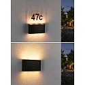 Paulmann Huisnummer met verlichting NEDA PIR met bewegingsmelder LED IP44, antraciet