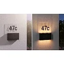 Paulmann Huisnummer met verlichting NEDA PIR met bewegingsmelder LED IP44, antraciet