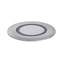 Vloerinbouwarmatuur LED GOLD LIGHT RING Ø 5CM stijf, begaanbaar, schakelbaar, insectenvriendelijk IP67, aluminium geborsteld 